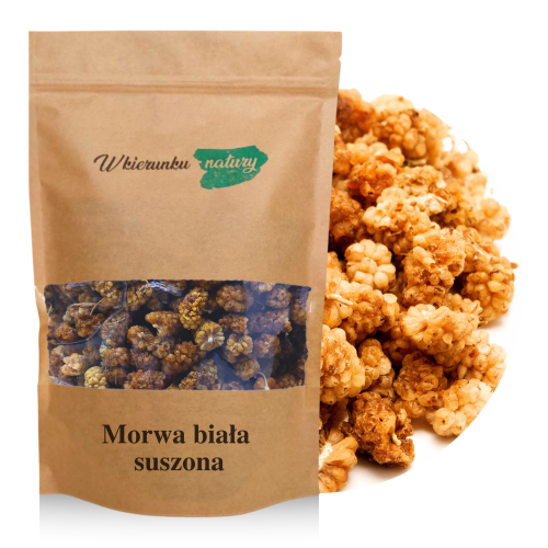 Morwa biała – suszone owoce  | Naturalna słodycz bez dodatków