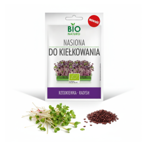 Nasiona do kiełkowania BIO Rzodkiewka 25 g