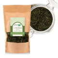 Liście herbaty zielonej Sencha z Chin – zbliżenie