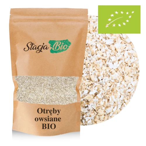 Otręby owsiane BIO 1 kg – ekologiczne, Polska