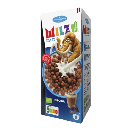 Eko płatki śniadaniowe żytnio-owsiane dla dzieci 150 g o smaku kakao