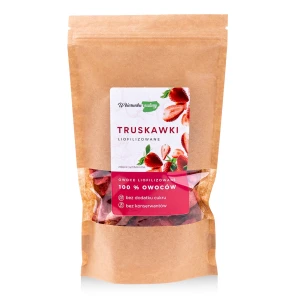 Chrupiące truskawki liofilizowane 30 g  – naturalna słodycz zawsze pod ręką