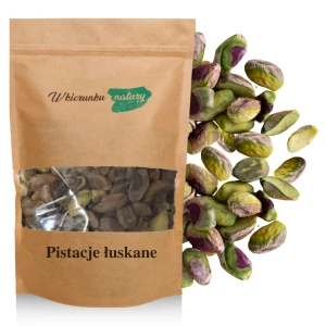 Pistacje łuskane surowe – niesolone, naturalne