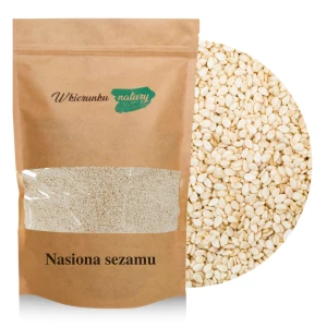 Sezam biały nasiona premium – do pieczywa, sałatek i tahini