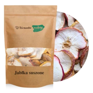 Jabłka suszone w plastrach – owocowa przekąska bez dodatku cukru 250 g
