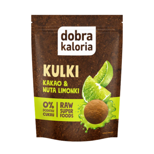 Kulki daktylowe kakao i limonka 65 g – bez cukru, wegańska przekąska | Stacja Bio