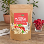 Owsianka z owocami liofilizowanymi, migdałami i nutą mięty – lekka kompozycja w letnim stylu.png