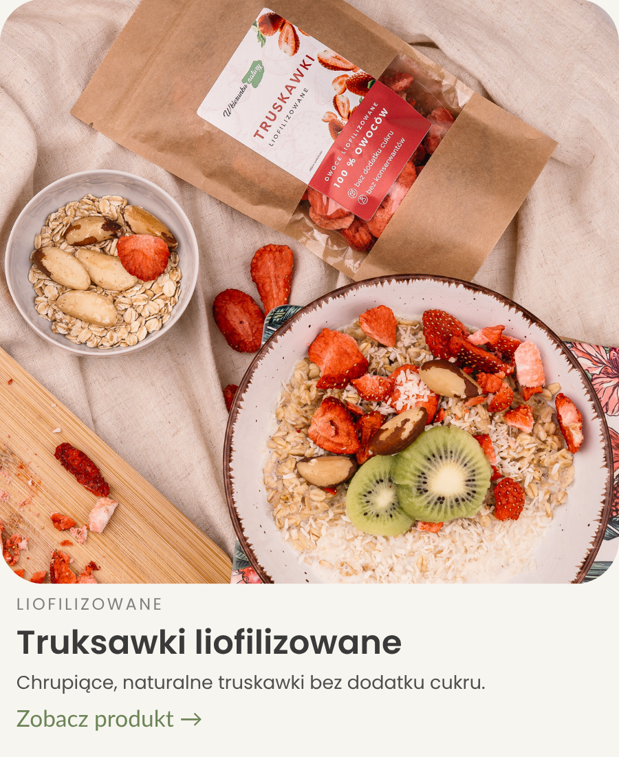Truskawki liofilizowane