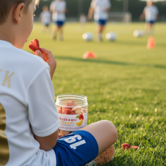 Co dać dziecku na trening i turniej piłkarski? Zdrowe przekąski, które naprawdę dają energię